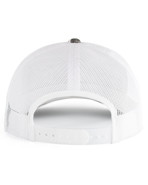 Pacific Headwear 107C Snapback Trucker Hat Doba